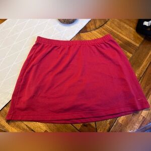 Nike Red Dri-FIT Athletic Skirt